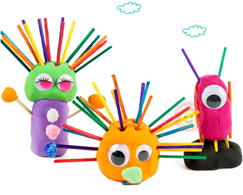 Various size natural color multi-colored round wood dowl wooden rods for children DIY craft work supplier