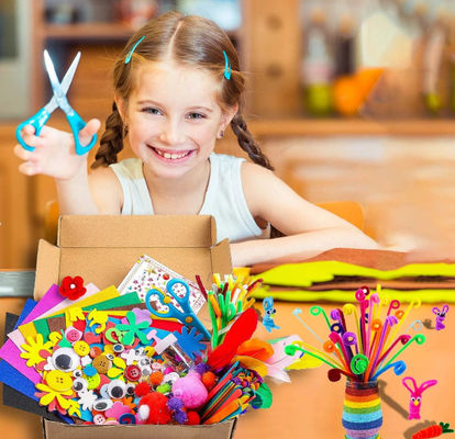 Assorted color &amp; sizes soft shinning glittering Pom pom ball beads for hobbies and kids hand-crafted DIY material supplier