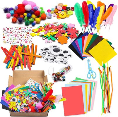 Multi-colored assorted colors plastic adhesive back sticky back googly eyes wiggly eyes for hobbies and kids DIY craft supplier