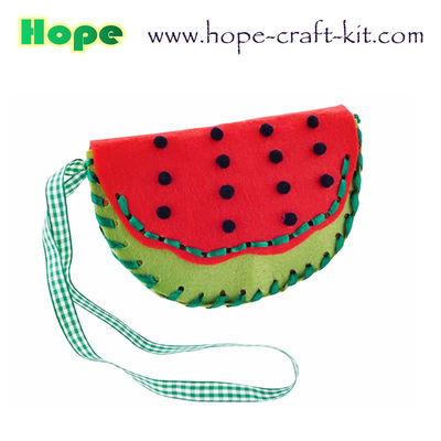Felt Nonwoven Cloth Sewing with Safe Plastic Niddles for Kids Children Creative DIY handcraft Animals Bags OEM ODM supplier