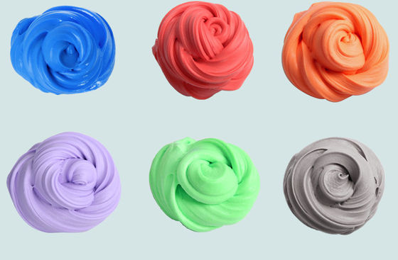12 Colors 16 Colors 24 Colors Fluffy Puff Slime Eco-friendly Non-toxic Playdough Plasticine Clay Kids Children DIY Toys supplier