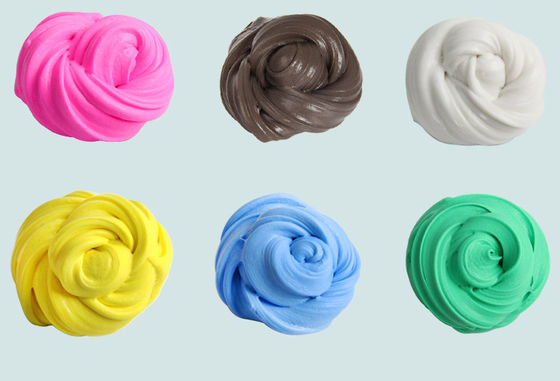12 Colors 16 Colors 24 Colors Fluffy Puff Slime Eco-friendly Non-toxic Playdough Plasticine Clay Kids Children DIY Toys supplier