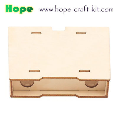 Kids Scientific DIY BInoculars Toys Natural Wooden Color Telescopes Easy Assembly for STEM Optical Education OEM ODM supplier